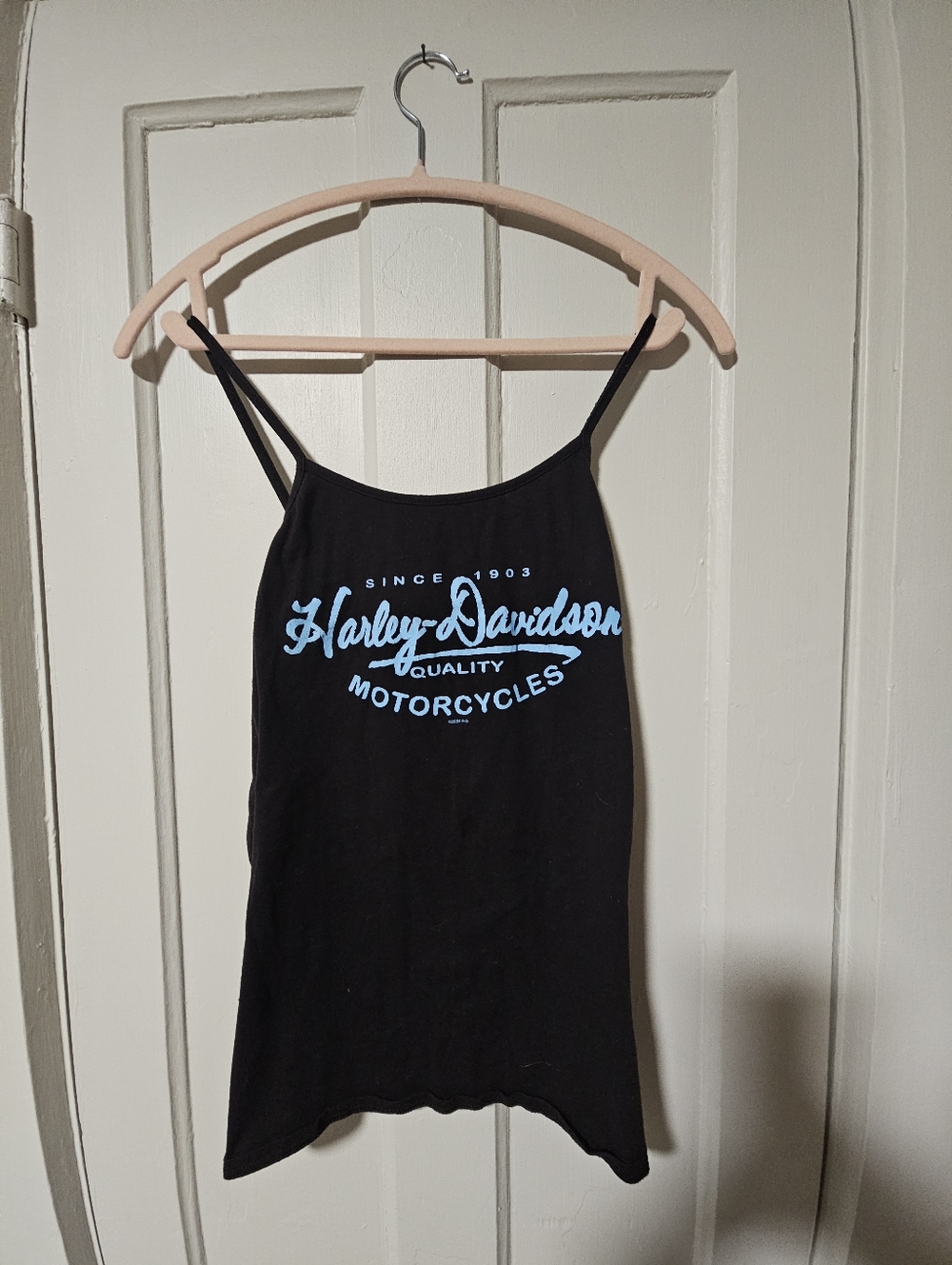 Harley-Davidson Black T-Shirt with Orange Logo